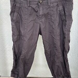 Women's Black Cargo Shorts